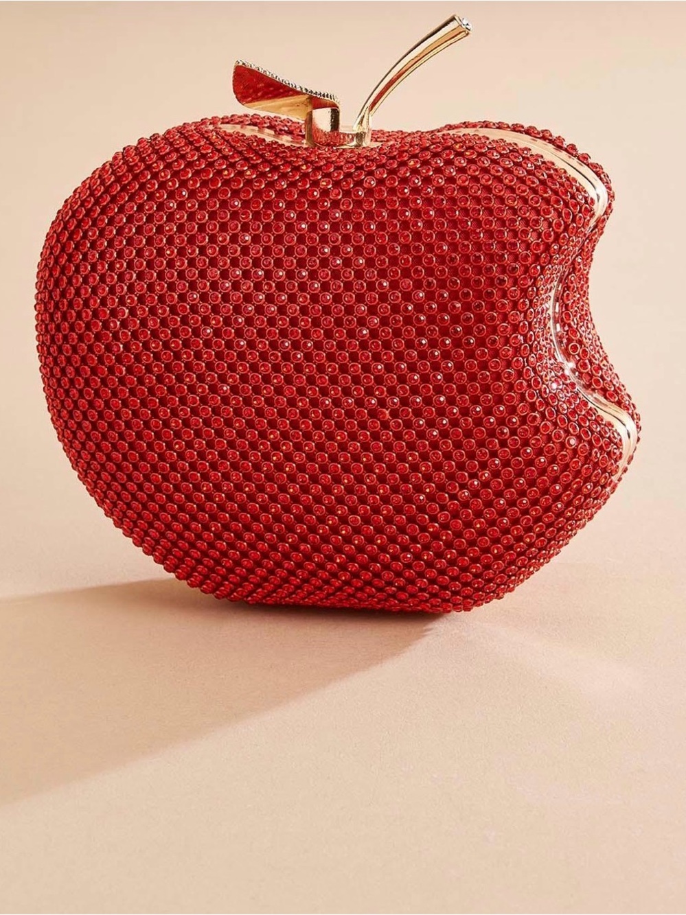 New rhinestone embellished apple clutch - Picture 4 of 10